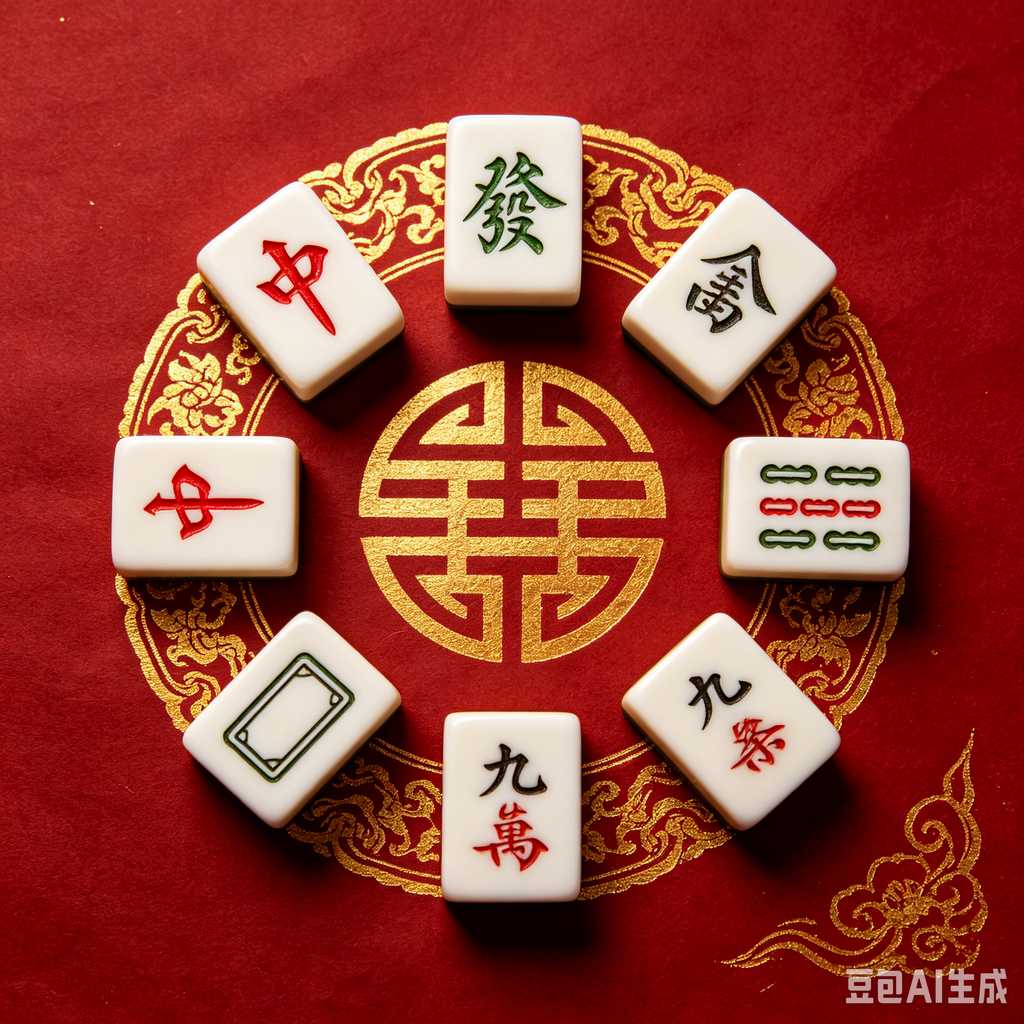vintage gift mahjong set